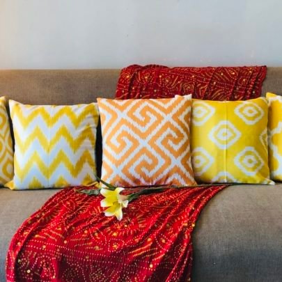Cushion Cover Set (Yellow)