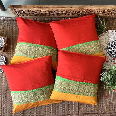 Silk Cushion Covers (Set of 4, L2)