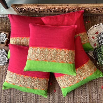 Silk Cushion Covers (Set of 5, L1)