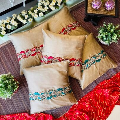 Silk Cushion Covers (Paro, Set of 5)