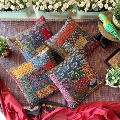 Cotton Cushion Covers (Set of 4, Prakriti4)