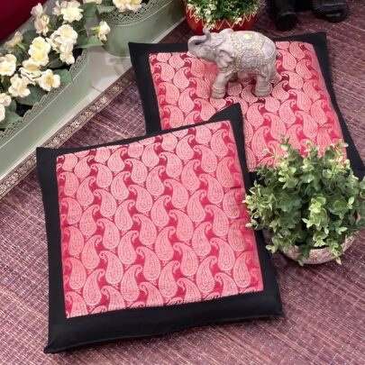 Brocade Silk Cushion Covers (Set of 2, Umera1)
