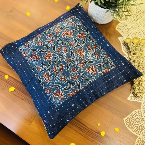 Mashru Silk Cushion Cover (Neelam1)