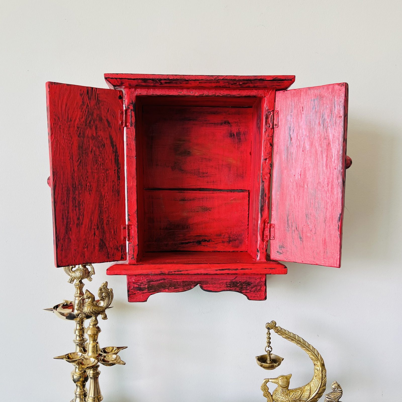 Vintage Wooden Wall Box to JustFab