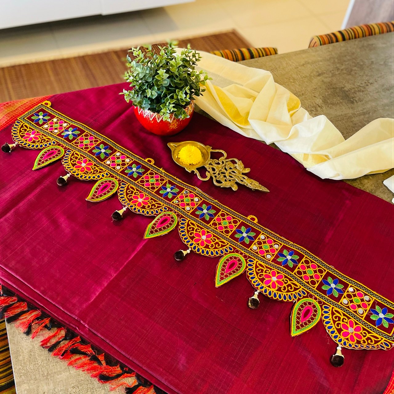 Decorative Door Hangings (Torans)(Brown) - Image 2