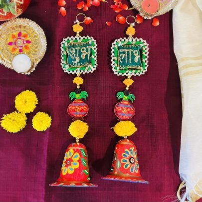 Decorative Door/Wall Hangings (Set of 2, Green)