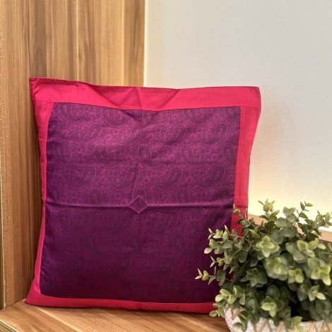 Silk Cushion Covers (Purple) - Image 2