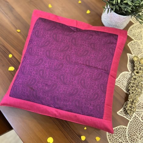Silk Cushion Covers (Purple)