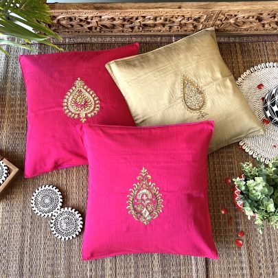 Silk Cushion Covers (Set of 3, GP6)
