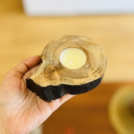Festive Wall Art & Tea light holder Gift Set - Image 4