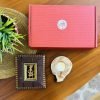 Festive Wall Art & Tea light holder Gift Set