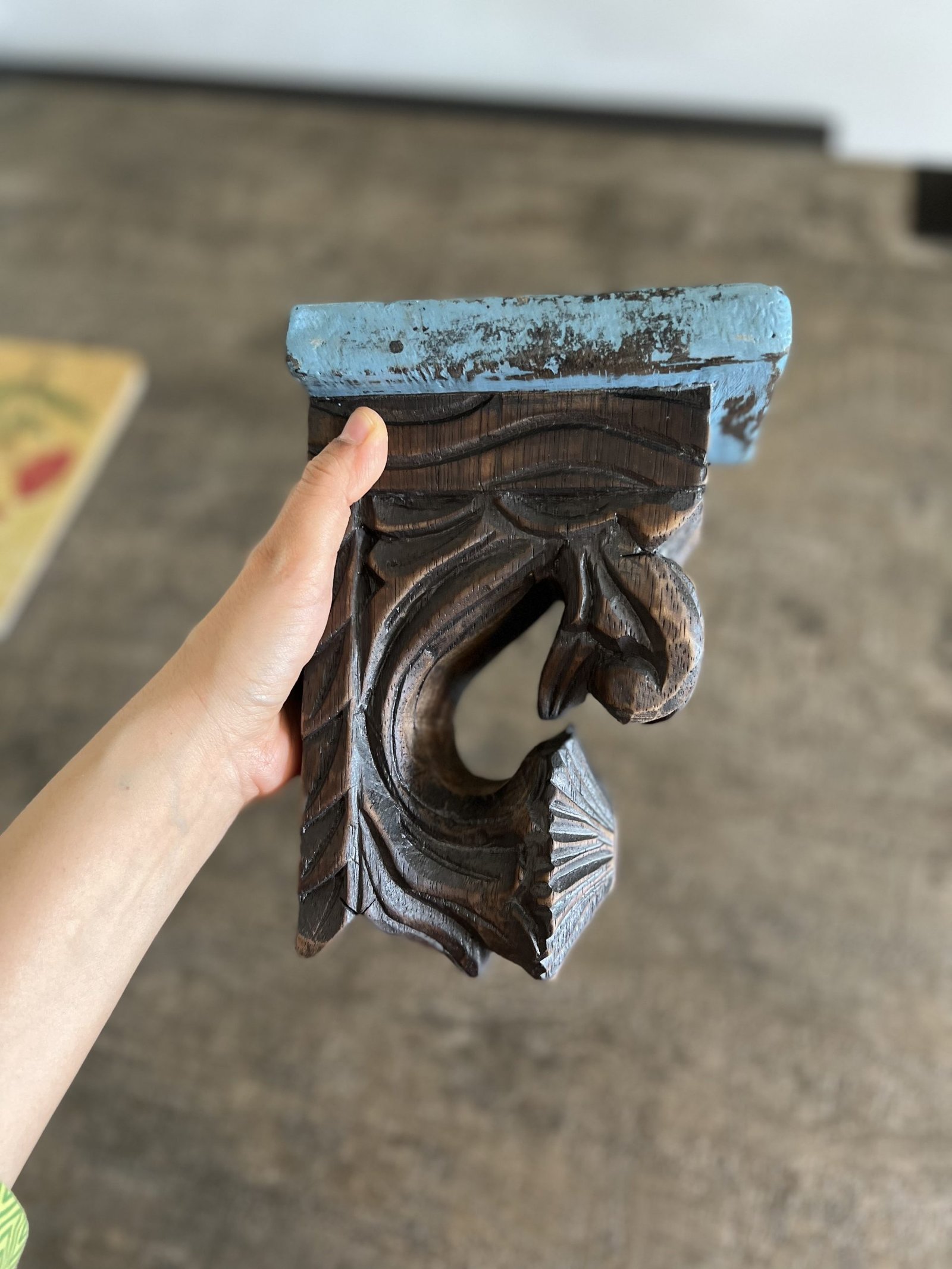 Wooden Wall Stand to JustFab