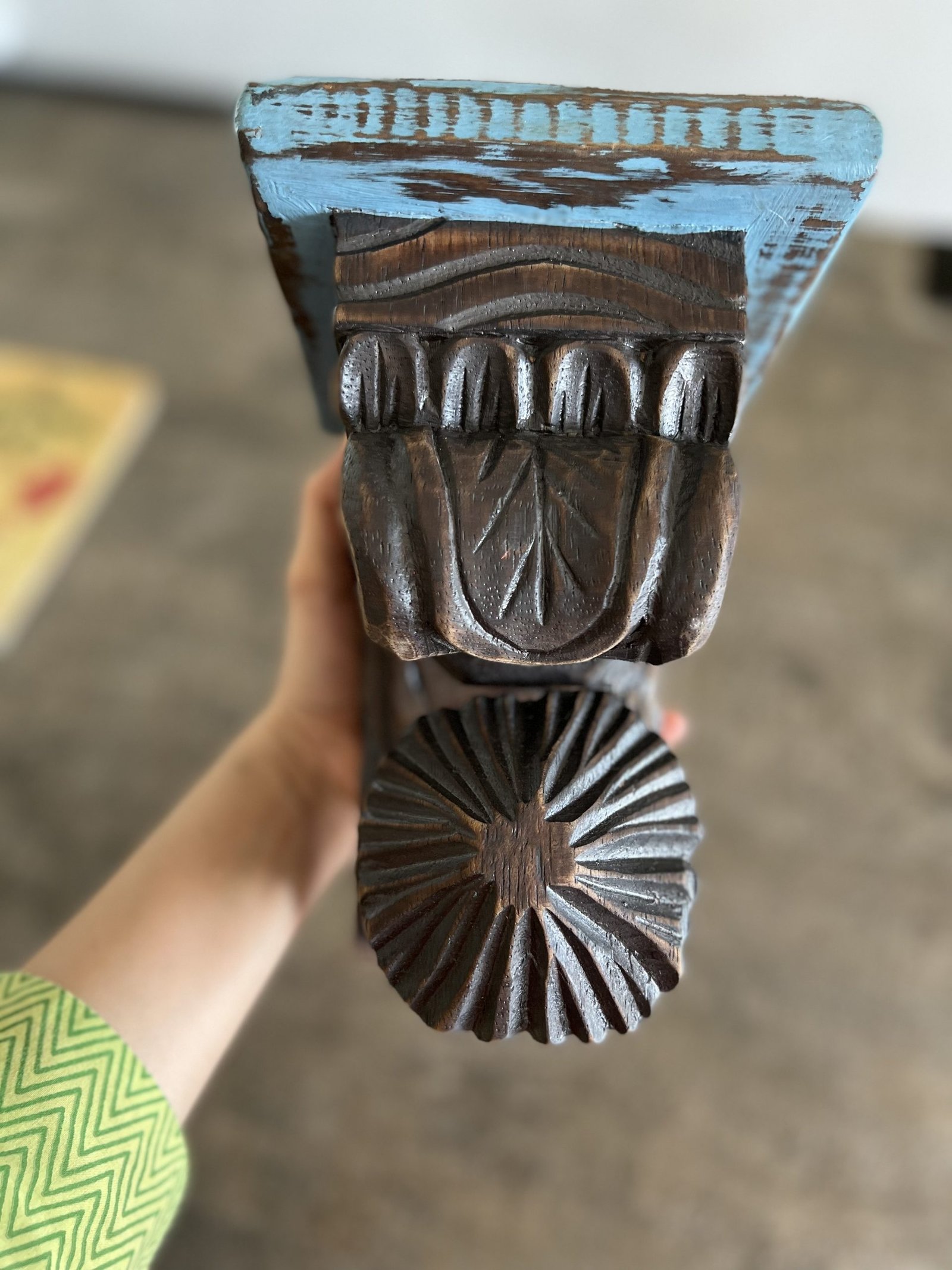 Wooden Wall Stand to JustFab