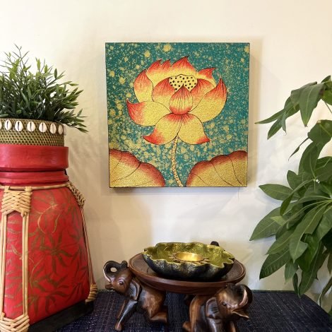 Canvas Wall Painting (Flower E) - Image 3