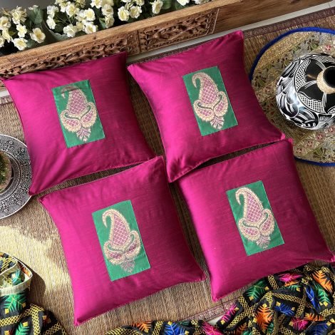 Silk Cushion Covers (Set of 4, BSS1)