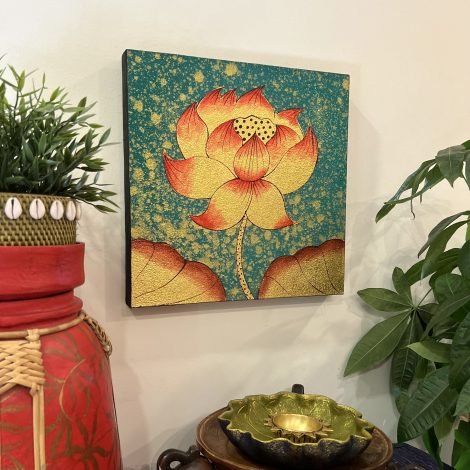 Canvas Wall Painting (Flower E) - Image 2