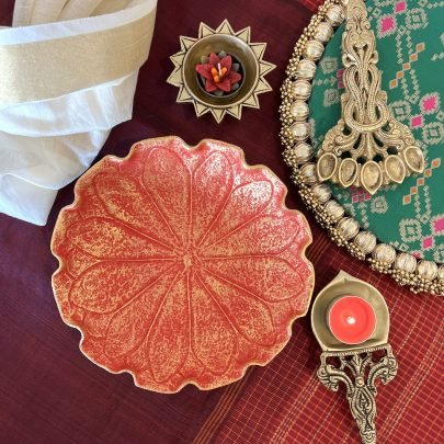 Decorative Tray (Red)