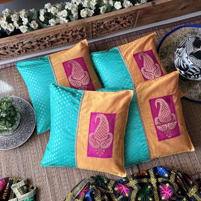 Silk Cushion Covers (Set of 4, BS-2)