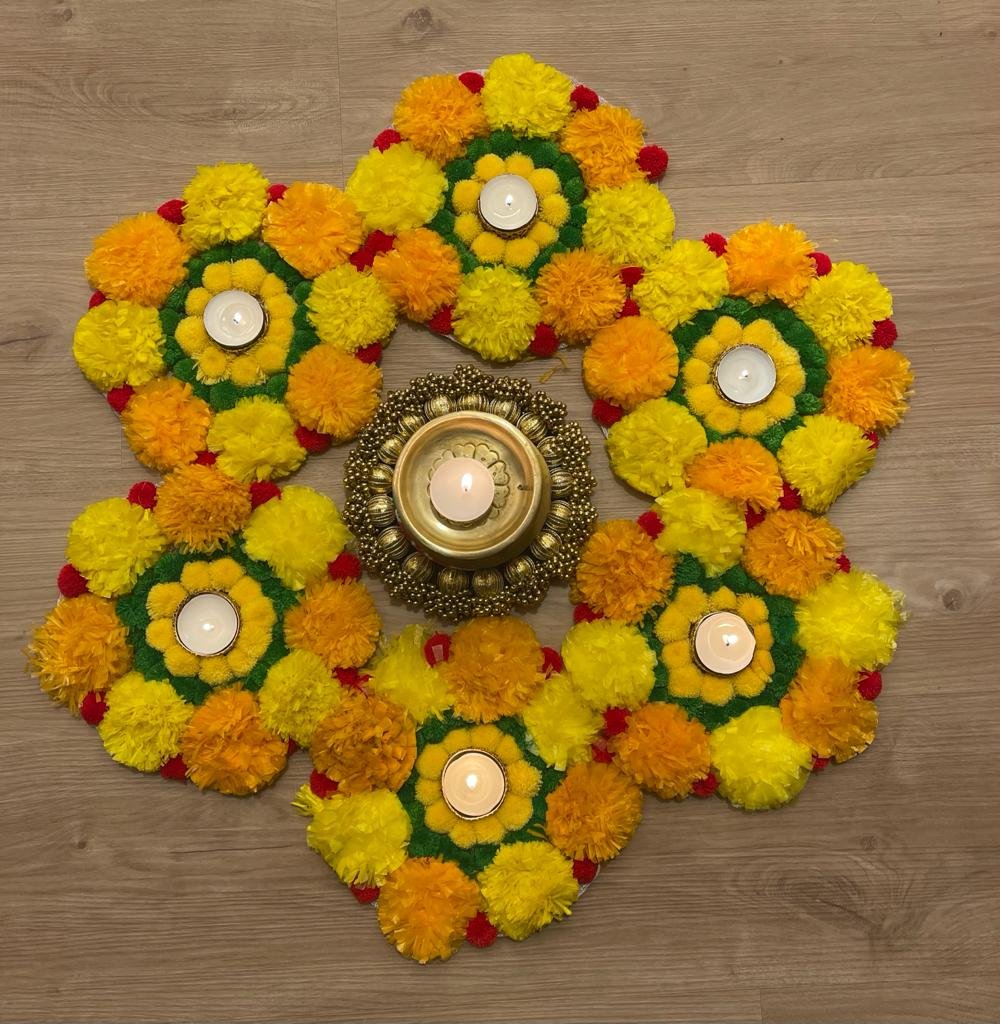 Festive Rangoli Mat - Image 4