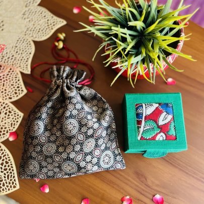 Potli & Kalamkari Box Gift Set C