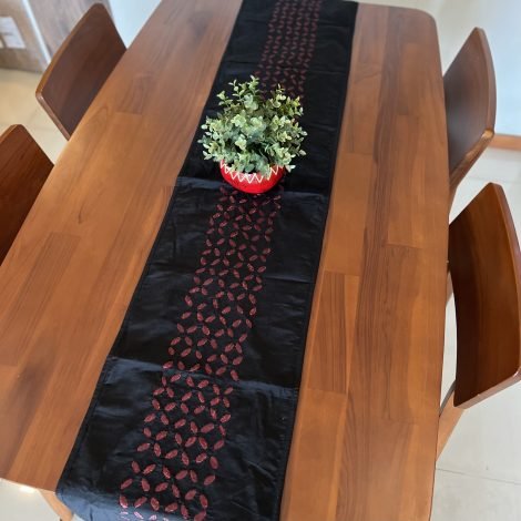 Silk Appliqué Table Runner (C8)