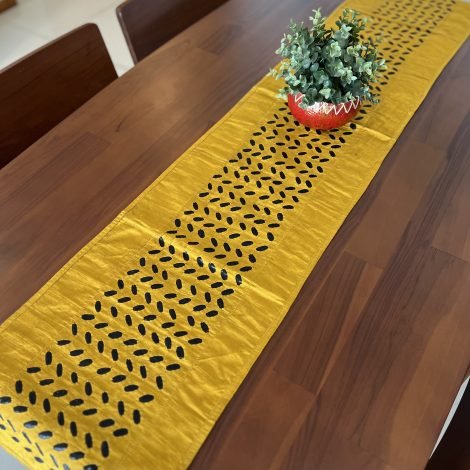Silk Appliqué Table Runner (C7)