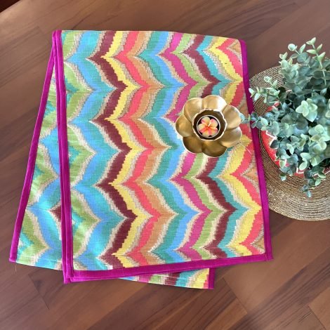 Festive Silk Table Runner (D2) - Image 3