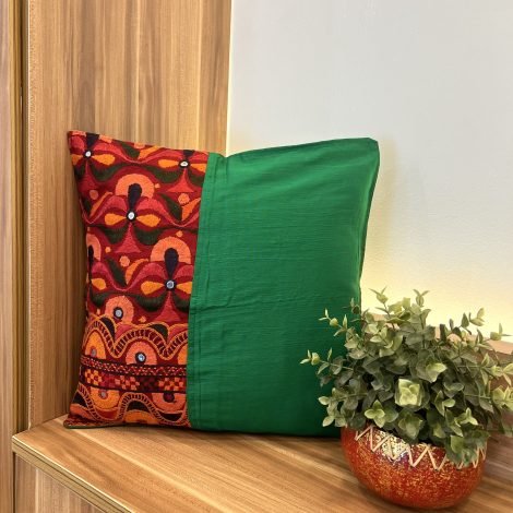 Hand Embroidered Cushion Cover ( G1B)