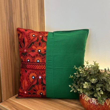 Hand Embroidered Cushion Cover (G1A)