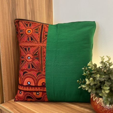 Hand Embroidered Cushion Cover (G1C)
