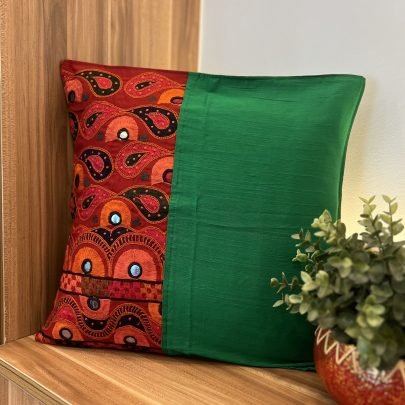 Hand Embroidered Cushion Cover (G1E)