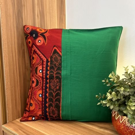Hand Embroidered Cushion Cover (G1D)