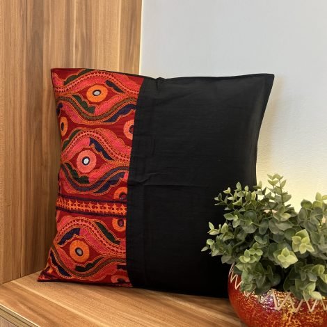Hand Embroidered Cushion Cover (B1F)