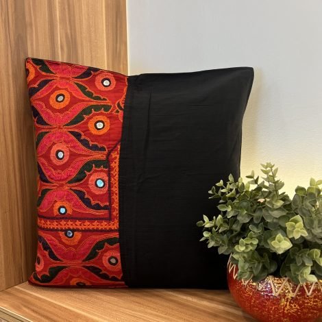 Hand Embroidered Cushion Cover (B1G)