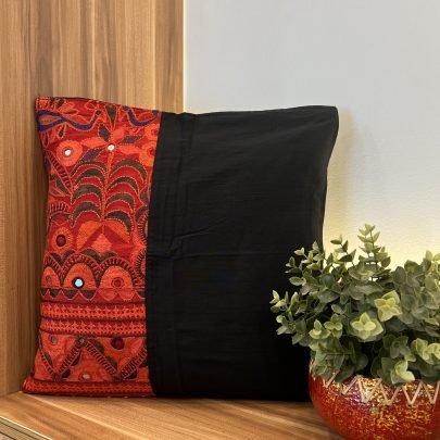 Hand Embroidered Cushion Cover (B1J)