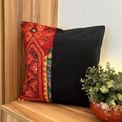 Hand Embroidered Cushion Cover (B1B)