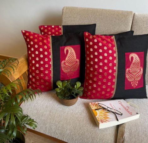 Silk Cushion Covers (Set of 4, BS-12) - Image 2