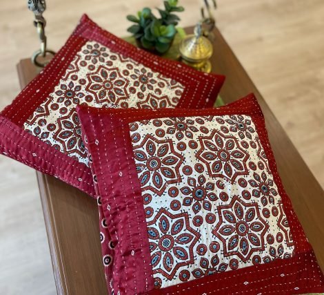 Mashru Silk Cushion Cover (NS2A) - Image 3