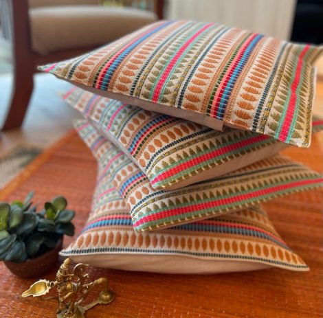 Handloom Woven Cushion Covers (Set of 4, NS1) - Image 5