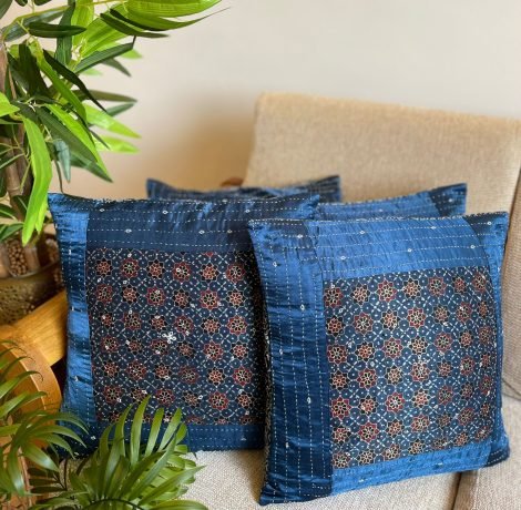 Mashru Silk Cushion Cover (NS6) - Image 4