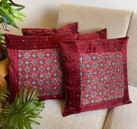 Mashru Silk Cushion Cover (NS4) - Image 2