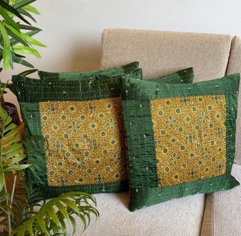 Mashru Silk Cushion Cover (NS3) - Image 3