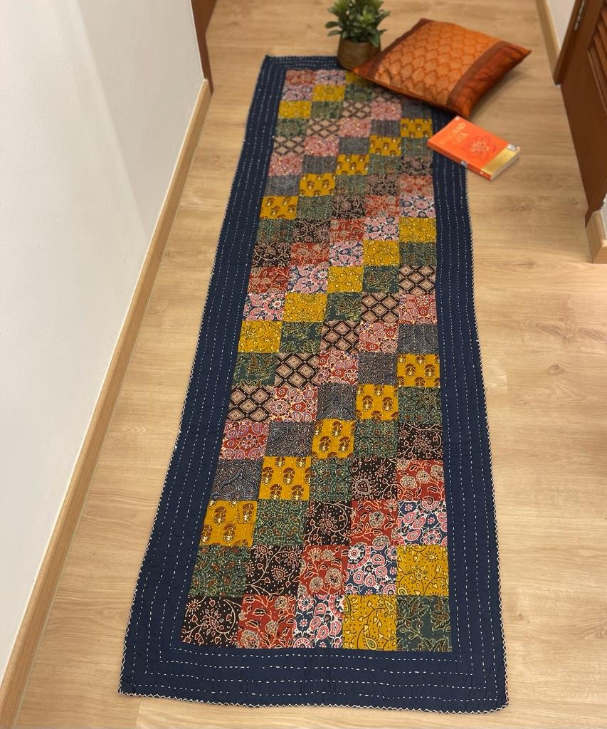 Bed Runner / Sofa Throw / Yoga Mat (Multicolor) - Image 11