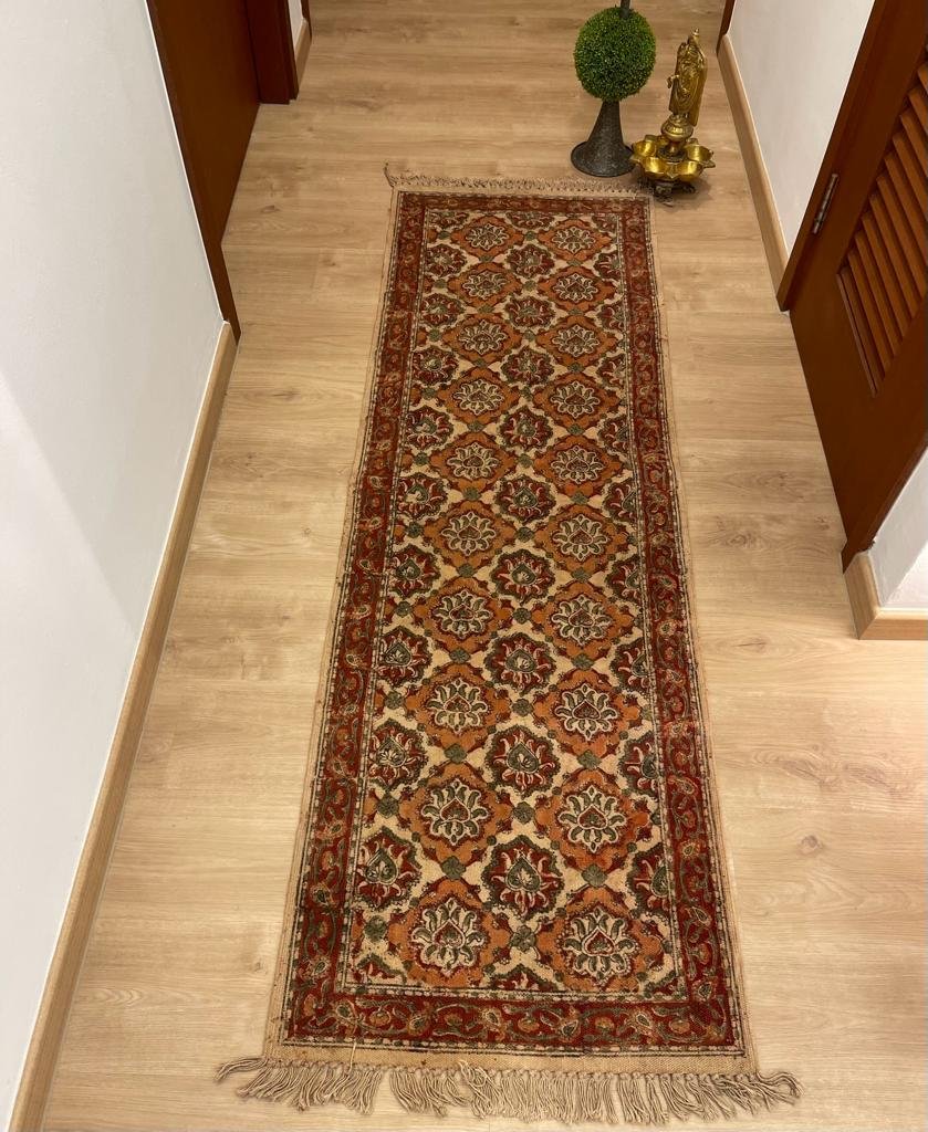 Dhurrie Rug / Floor Mat (6x2ft, D1) - Image 2