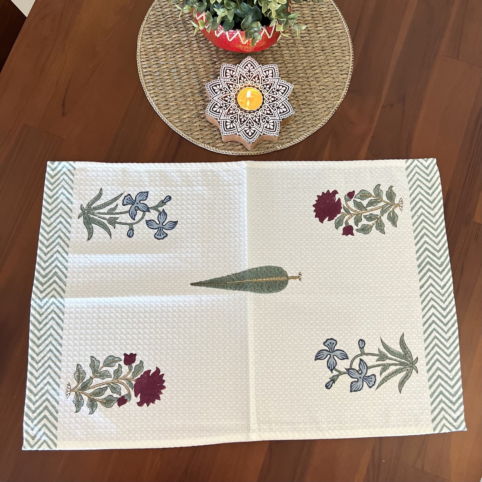 (NGS10) Cotton Block Printed Napkin
