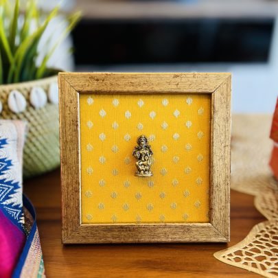 Brass Idol Frame (Lakshmi Yellow)