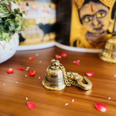 Brass Hanging Bell Medium