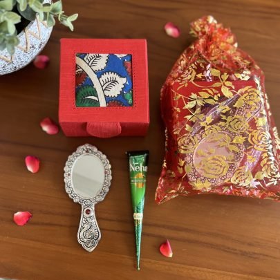Kalamkari Fabric Box Gift Set B