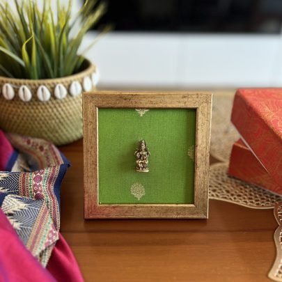 Brass Idol Frame (Lakshmi Green A)