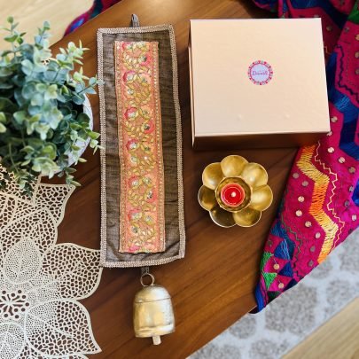 Festive Bell and Diya Gift Set (D8)